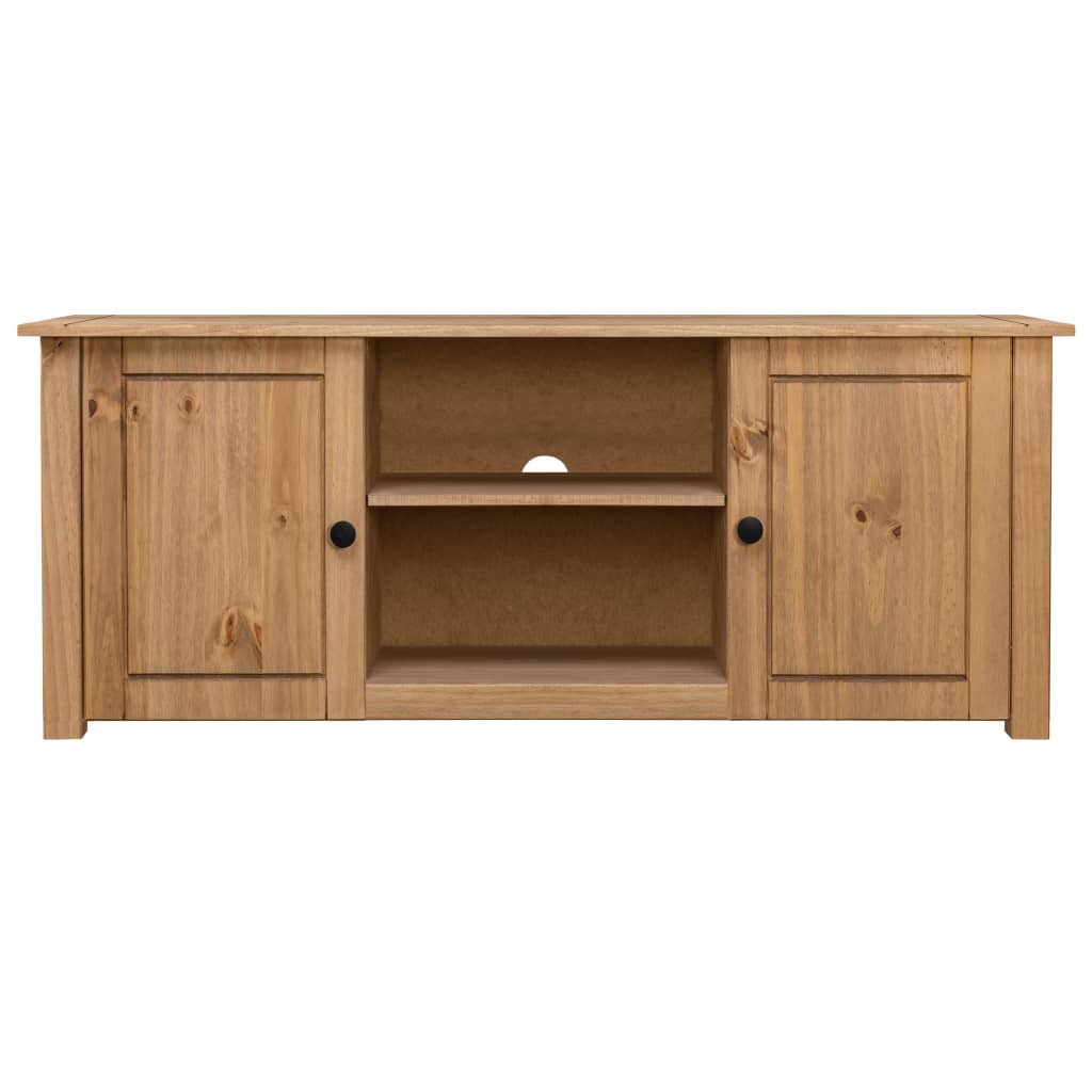 Moble TV 120x40x50 cm in Legno Massello di Pino Panama Range - homemem39