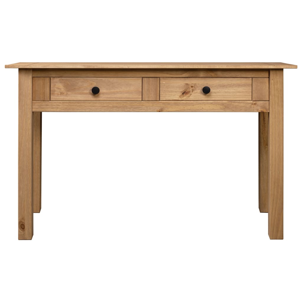 Tavolo Consolle 110x40x72 cm Legno Massello Pino Panama Range - homemem39