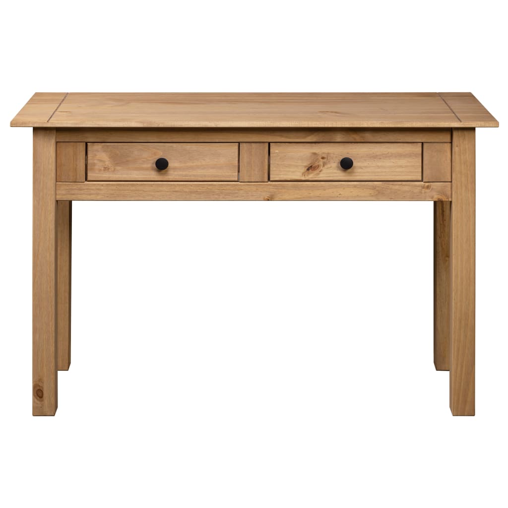 Tavolo Consolle 110x40x72 cm Legno Massello Pino Panama Range - homemem39