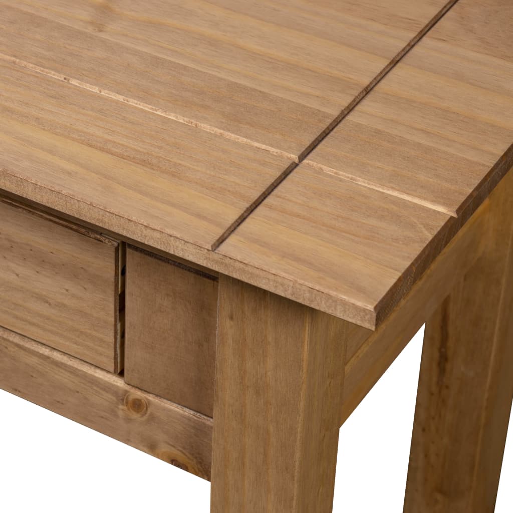 Tavolo Consolle 110x40x72 cm Legno Massello Pino Panama Range - homemem39