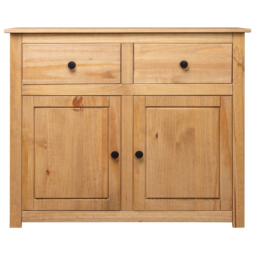 Credenza 93x40x80 cm in Legno Massello di Pino Panama Range - homemem39