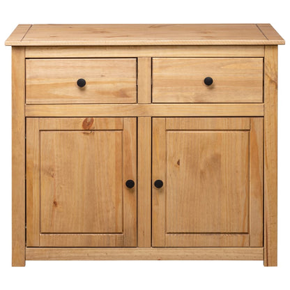 Credenza 93x40x80 cm in Legno Massello di Pino Panama Range - homemem39