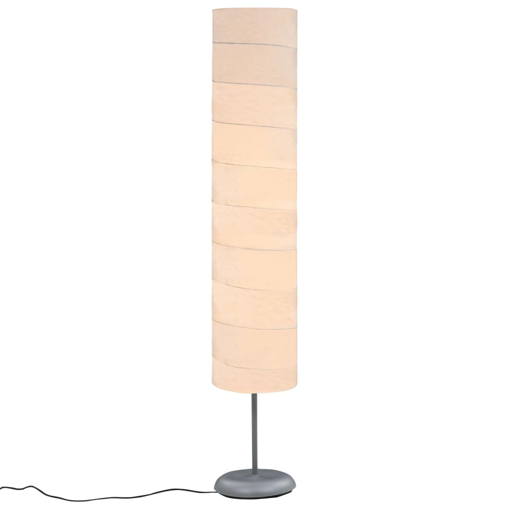 Lampada da Pavimento con Supporto 121cm Bianca E27 - homemem39