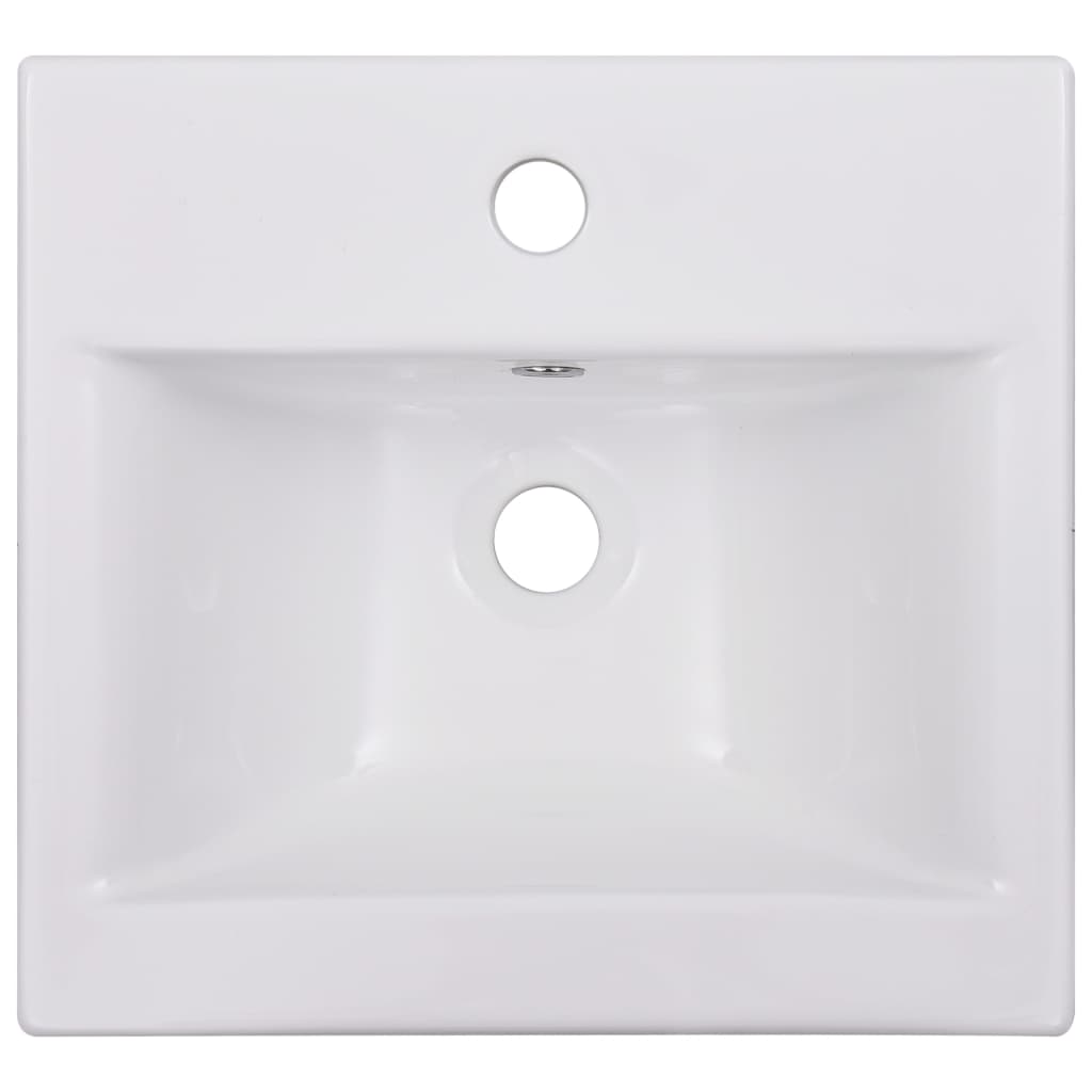 Lavabo da Incasso 42x39x18 cm in Ceramica Bianco - homemem39