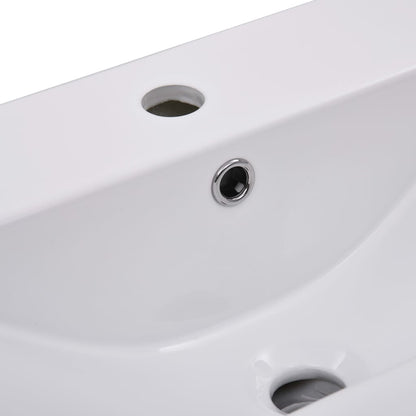 Lavabo da Incasso 61x39,5x18,5 cm in Ceramica Bianco - homemem39