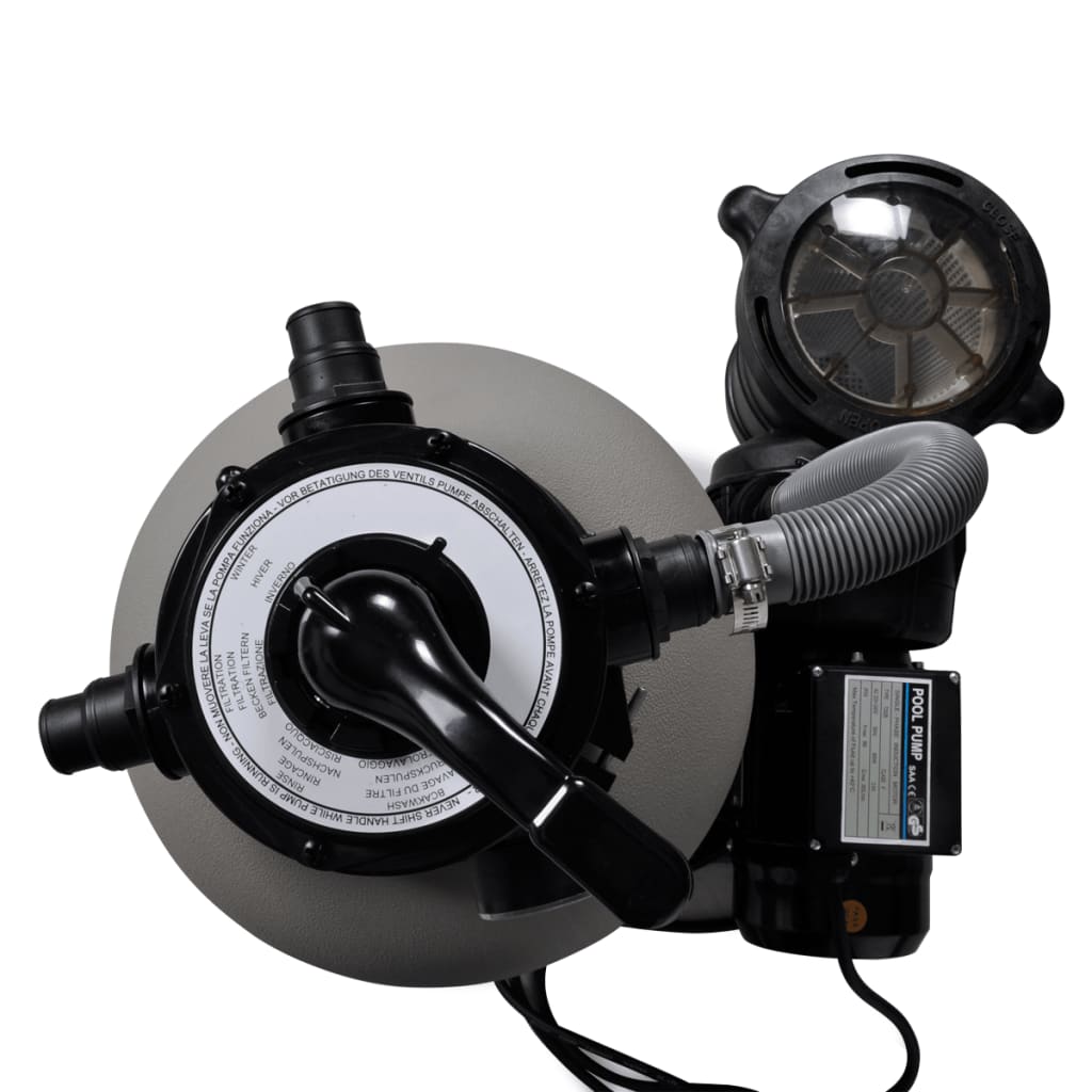 Pompa con Filtro a Sabbia 2 pz 600 W 17000 l/h - homemem39