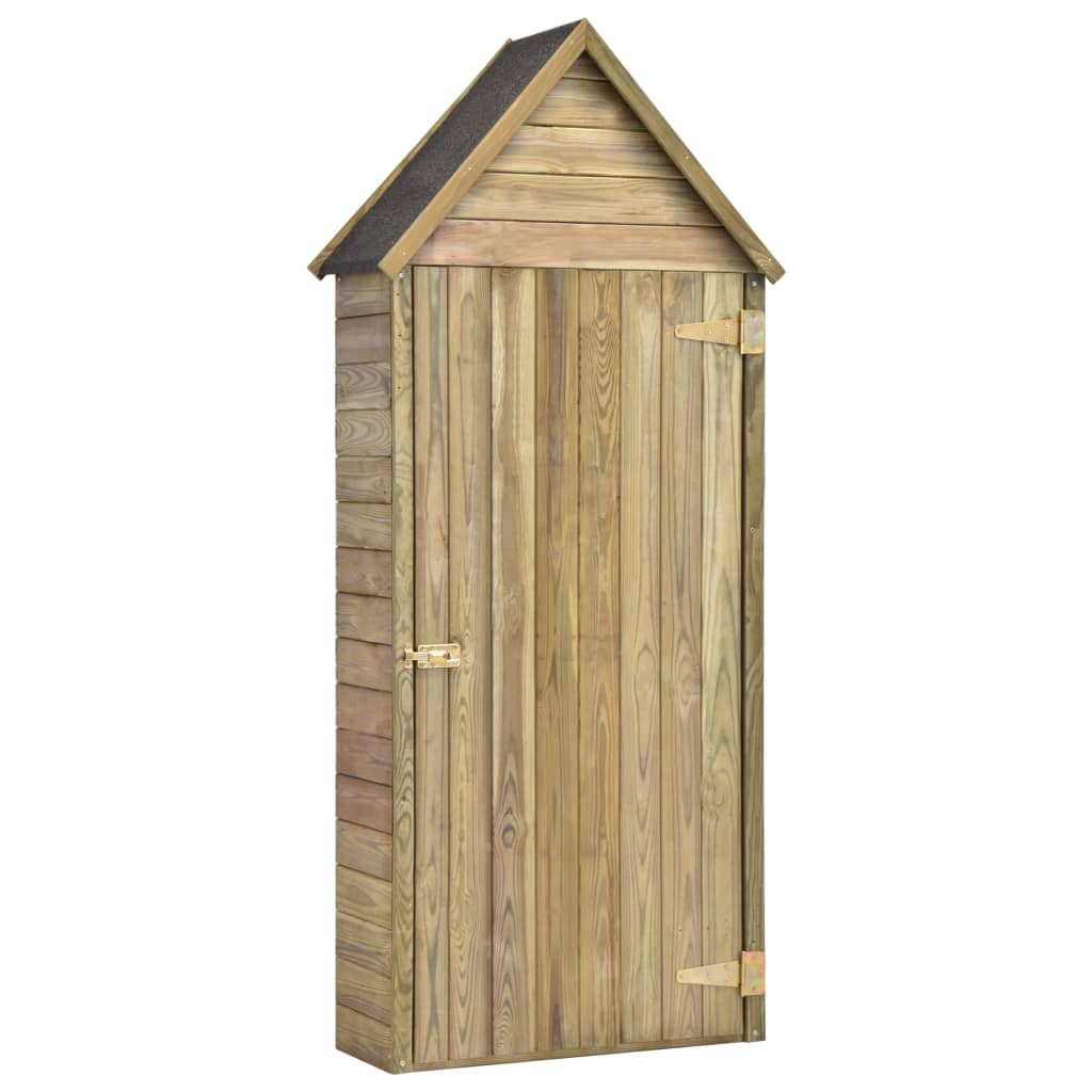 Capanno da Giardino con Porta 77x28x178 cm in Pino Impregnato - homemem39