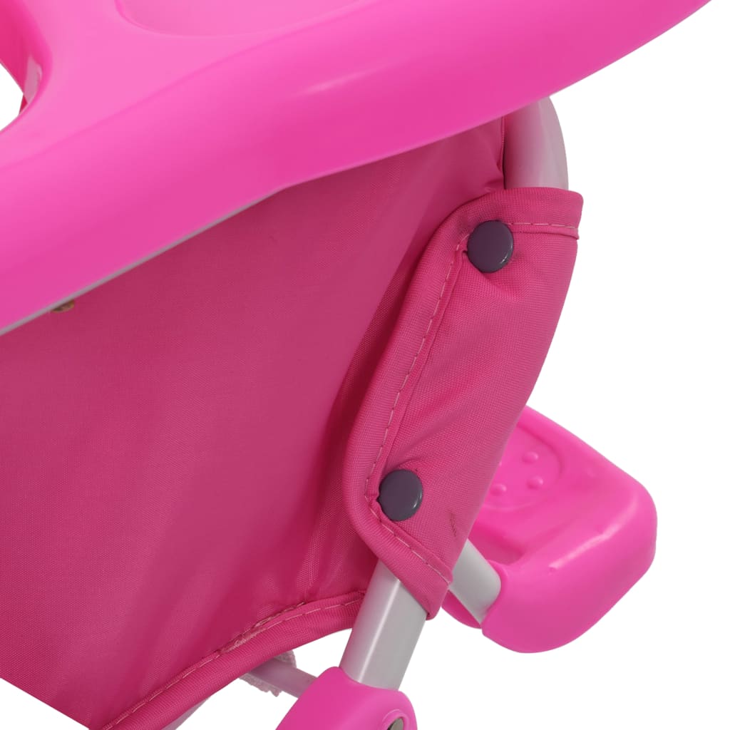 Seggiolone Pappa per Bambini Rosa e Bianco - homemem39