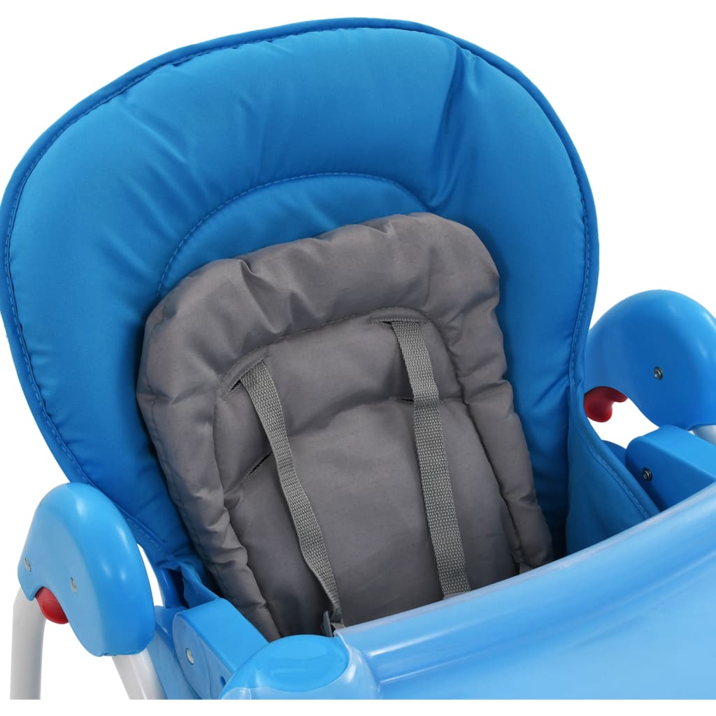 Seggiolone Pappa per Bambini Blu e Grigio - homemem39