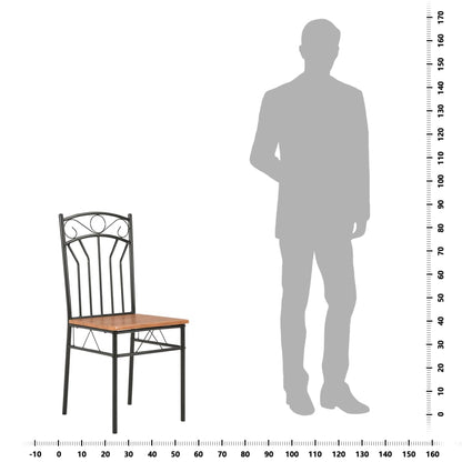 Sedie per Sala da Pranzo 6 pz Marroni in MDF - homemem39