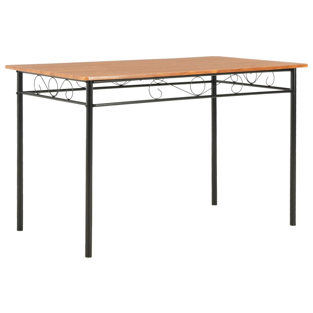 Tavolo da Pranzo Marrone 120x70x75 cm MDF - homemem39