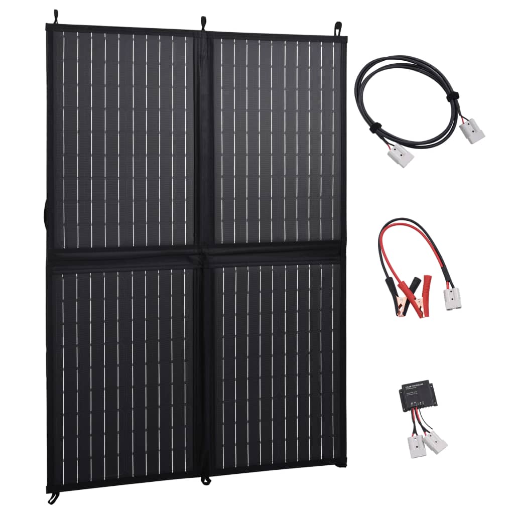 Pannello Solare Carica Batteria Pieghevole 100W 12V - homemem39