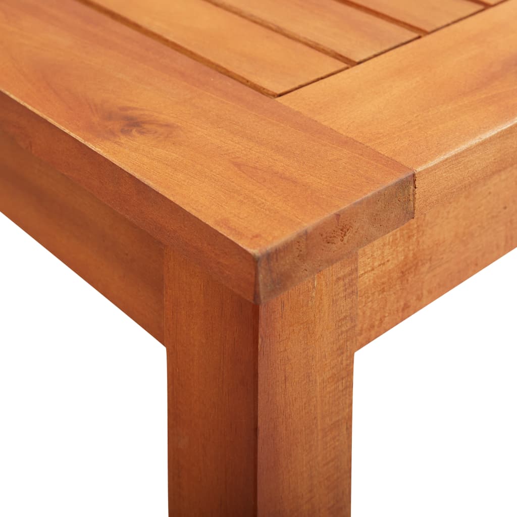 Tavolo da Giardino 88x88x74 cm in Legno Massello di Acacia - homemem39