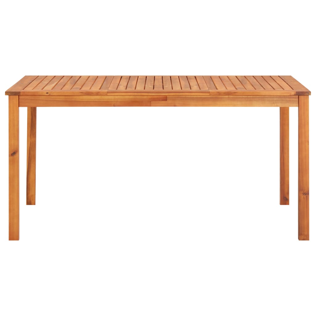 Tavolo da Giardino 150x90x74 cm in Legno Massello di Acacia - homemem39