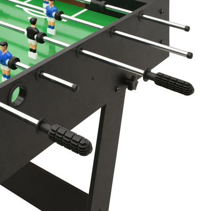 Calcio Balilla Pieghevole 121x61x80 cm Nero - homemem39