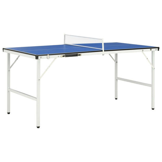 Tavolo da Ping Pong con Rete 5 Piedi 152x76x66 cm Blu - homemem39