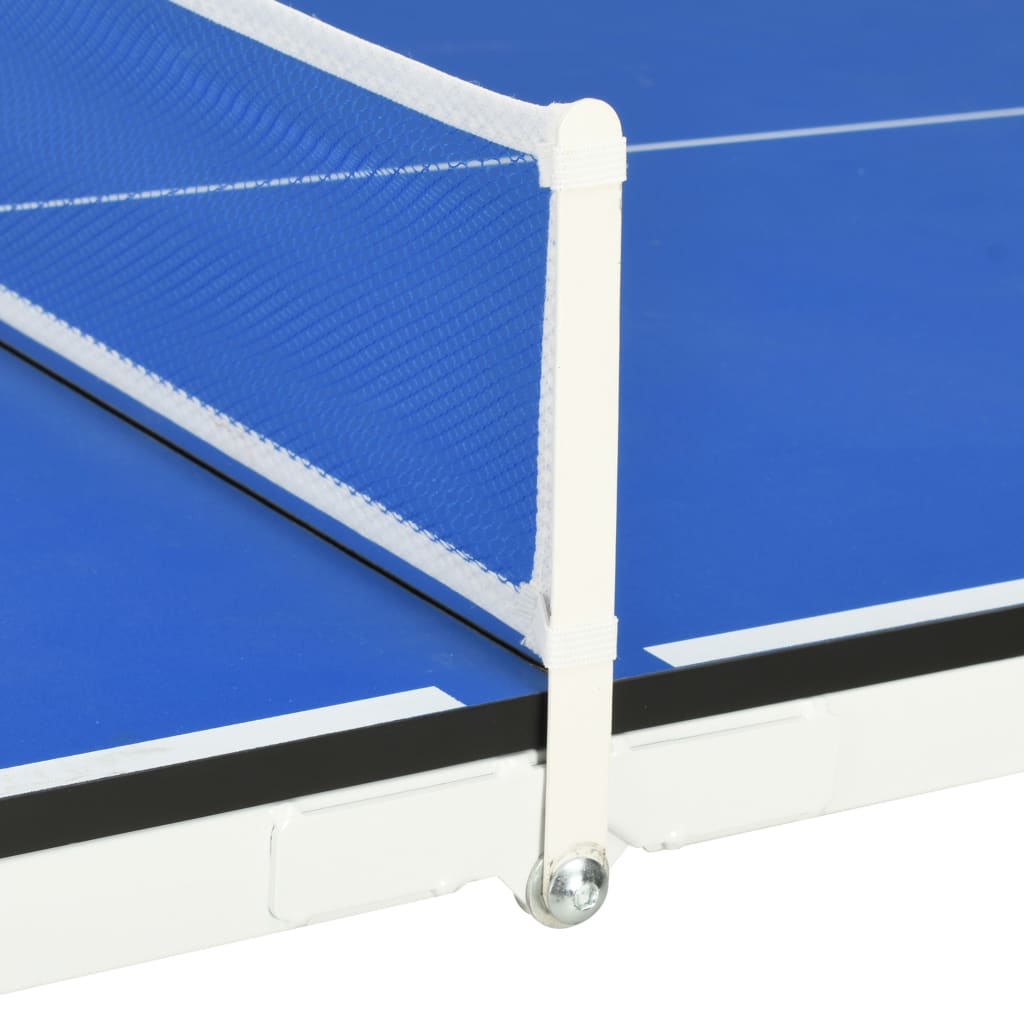 Tavolo da Ping Pong con Rete 5 Piedi 152x76x66 cm Blu - homemem39