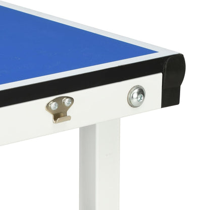 Tavolo da Ping Pong con Rete 5 Piedi 152x76x66 cm Blu - homemem39