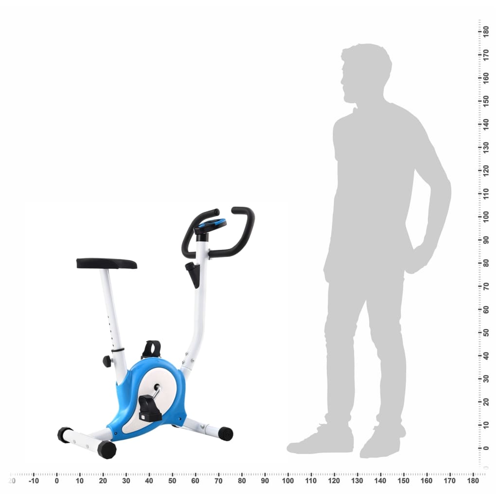 Cyclette Ellittica con Cinghia di Resistenza Blu - homemem39