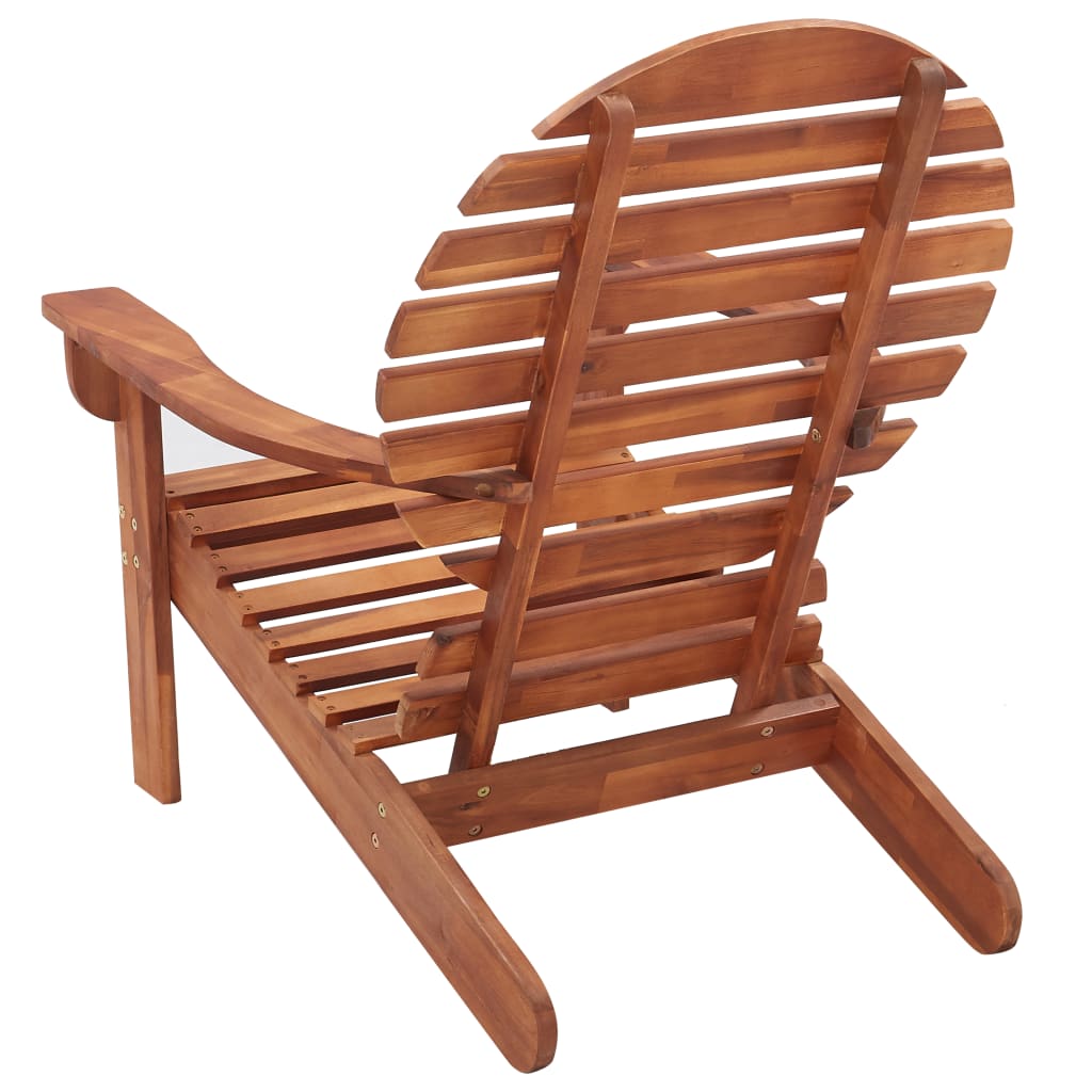 Sedia Adirondack in Legno Massello di Acacia - homemem39