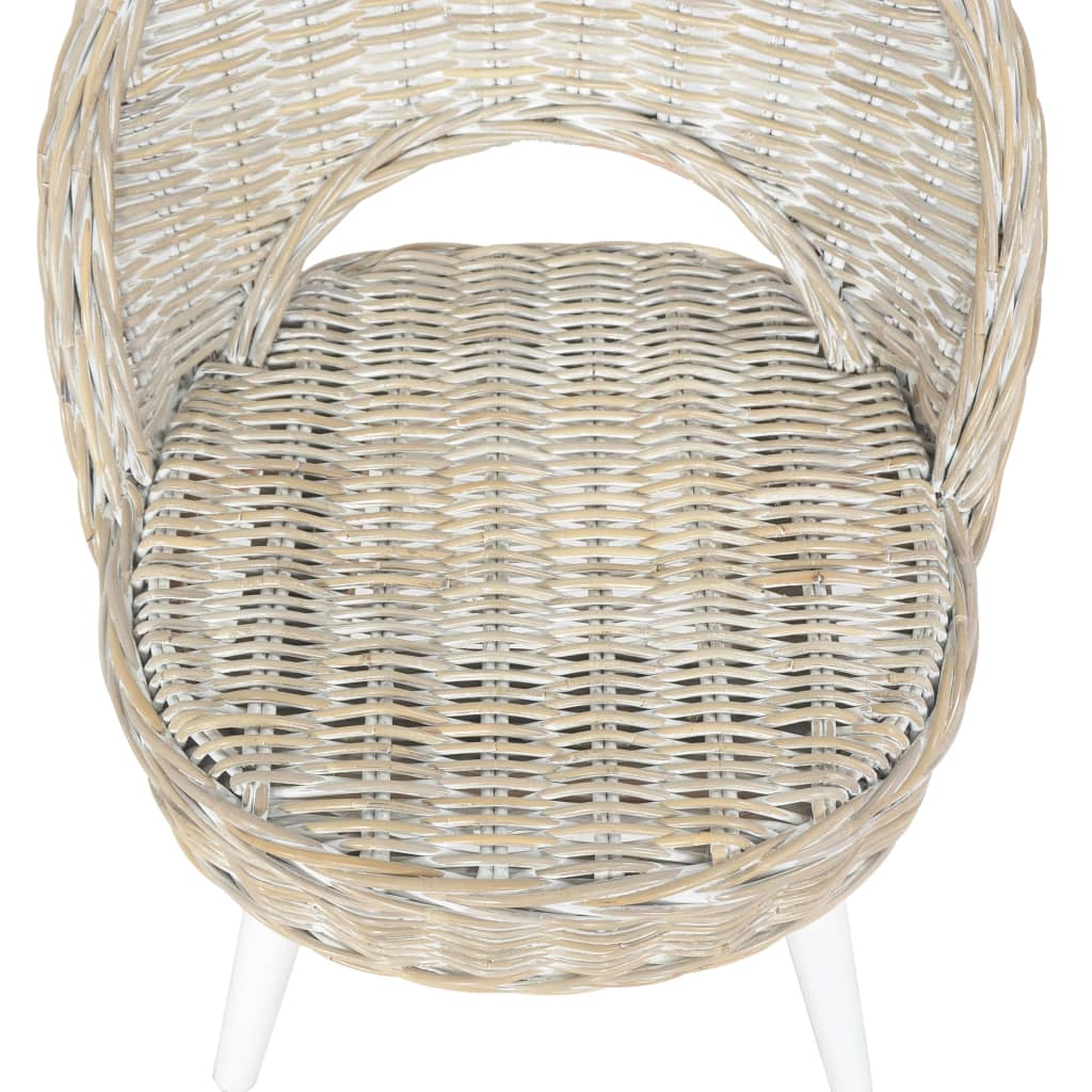 Poltrona in Rattan Kubu Bianco - homemem39