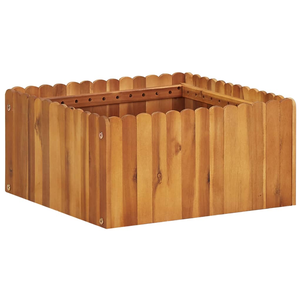 Letto Rialzato da Giardino 50x50x25 cm Legno Massello di Acacia - homemem39