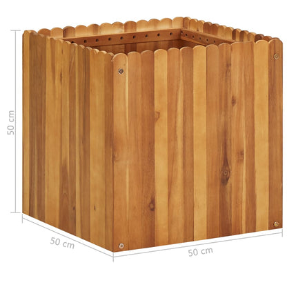 Letto Rialzato da Giardino 50x50x50 cm Legno Massello di Acacia - homemem39