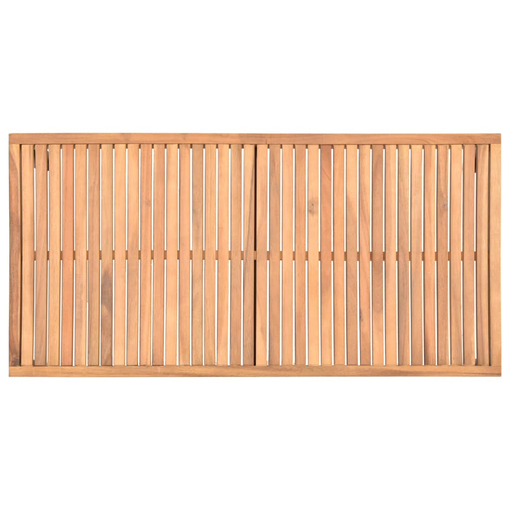 Tavolino da Caffè per Giardino 110x55x36 cm Massello di Acacia - homemem39