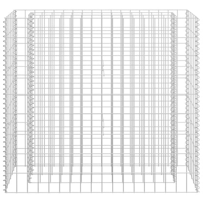 Gabbione Letto Rialzato in Acciaio Zincato 90x30x90 cm - homemem39