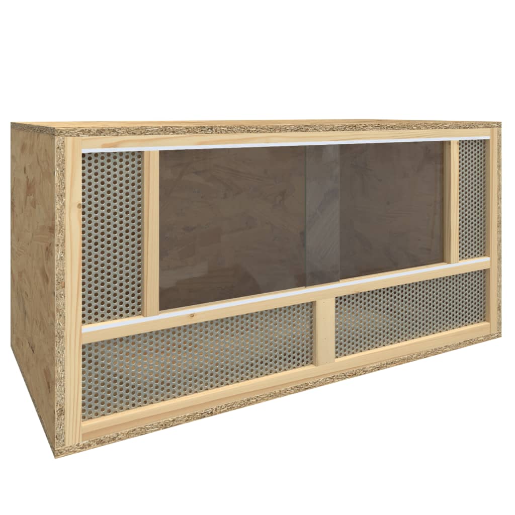 Terrario in Legno Multistrato 80x40x40 cm - homemem39