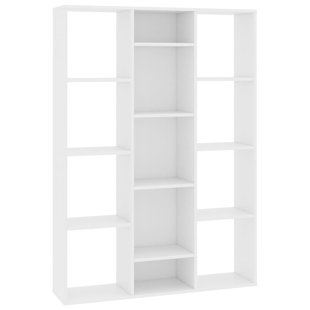 Libreria/Divisorio Bianco 100x24x140 cm in Legno Multistrato - homemem39