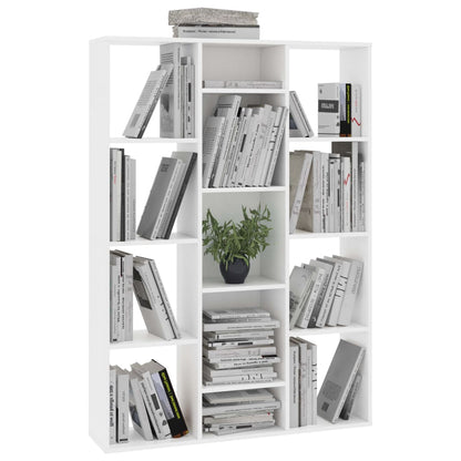 Libreria/Divisorio Bianco 100x24x140 cm in Legno Multistrato - homemem39