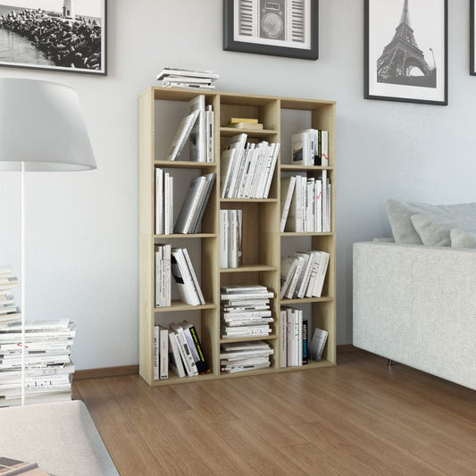 Libreria/Divisorio Rovere Sonoma 100x24x140cm Legno Multistrato - homemem39