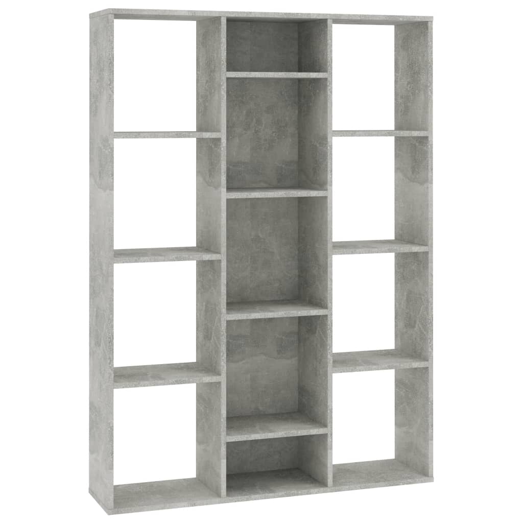 Libreria/Divisorio Grigio Cemento 100x24x140 cm in Multistrato - homemem39