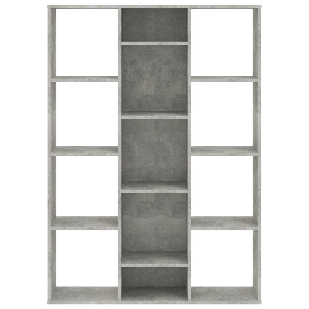 Libreria/Divisorio Grigio Cemento 100x24x140 cm in Multistrato - homemem39