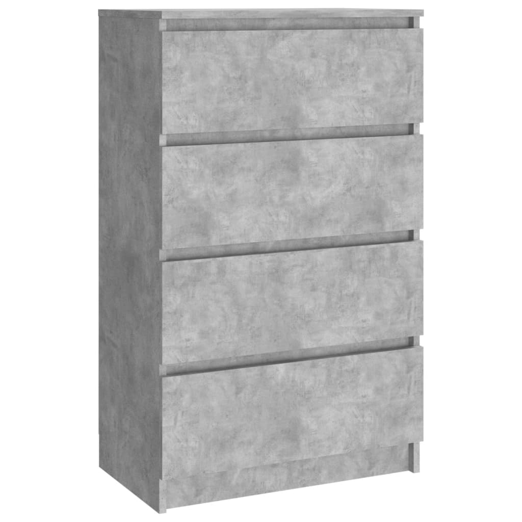 Credenza Grigio Cemento 60x35x98,5 cm in Legno Multistrato - homemem39