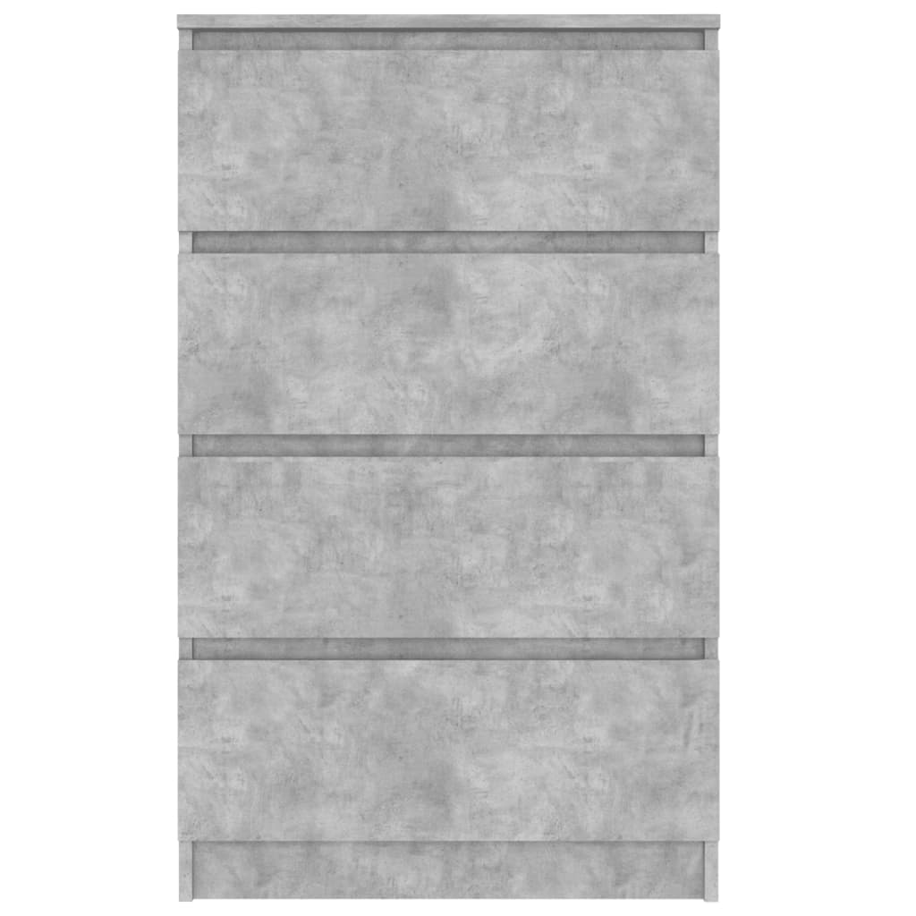 Credenza Grigio Cemento 60x35x98,5 cm in Legno Multistrato - homemem39