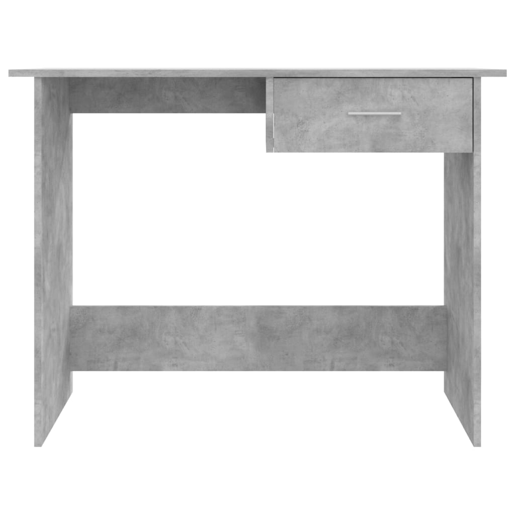 Scrivania Grigio Cemento 100x50x76 cm in Truciolato - homemem39