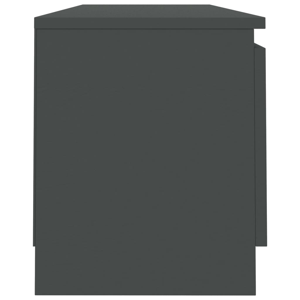 Mobile Porta TV Grigio 120x30x35,5 cm in Legno Multistrato - homemem39