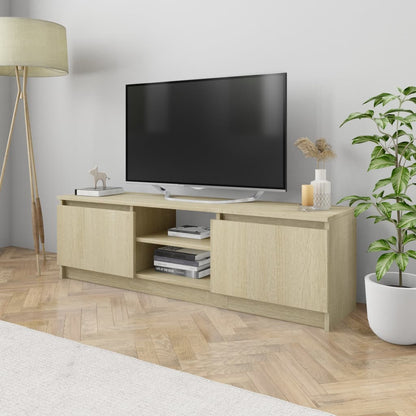 Mobile Porta TV Rovere Sonoma 120x30x35,5 cm Legno Multistrato - homemem39