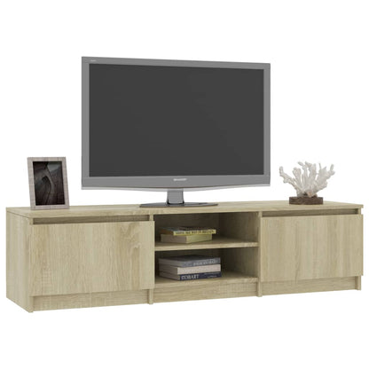 Mobile TV Rovere Sonoma 140x40x35,5 cm in Truciolato - homemem39