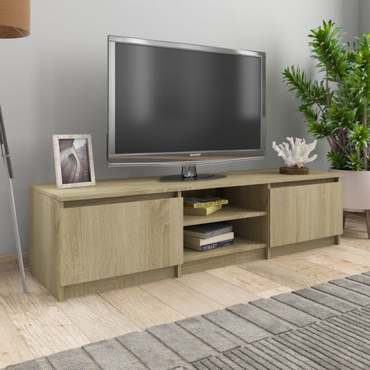 Mobile TV Rovere Sonoma 140x40x35,5 cm in Truciolato - homemem39