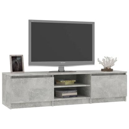 Mobile TV Grigio Cemento 140x40x35,5 cm in Truciolato - homemem39