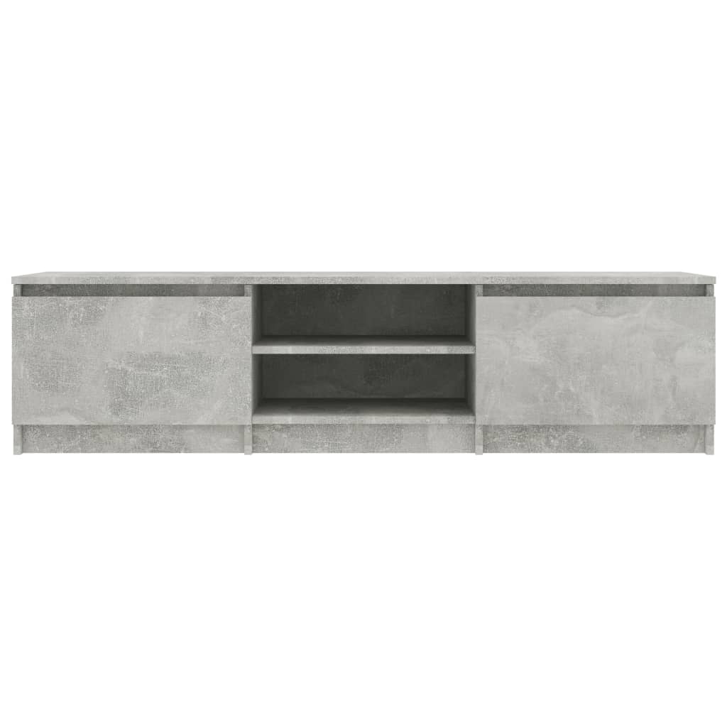 Mobile TV Grigio Cemento 140x40x35,5 cm in Truciolato - homemem39