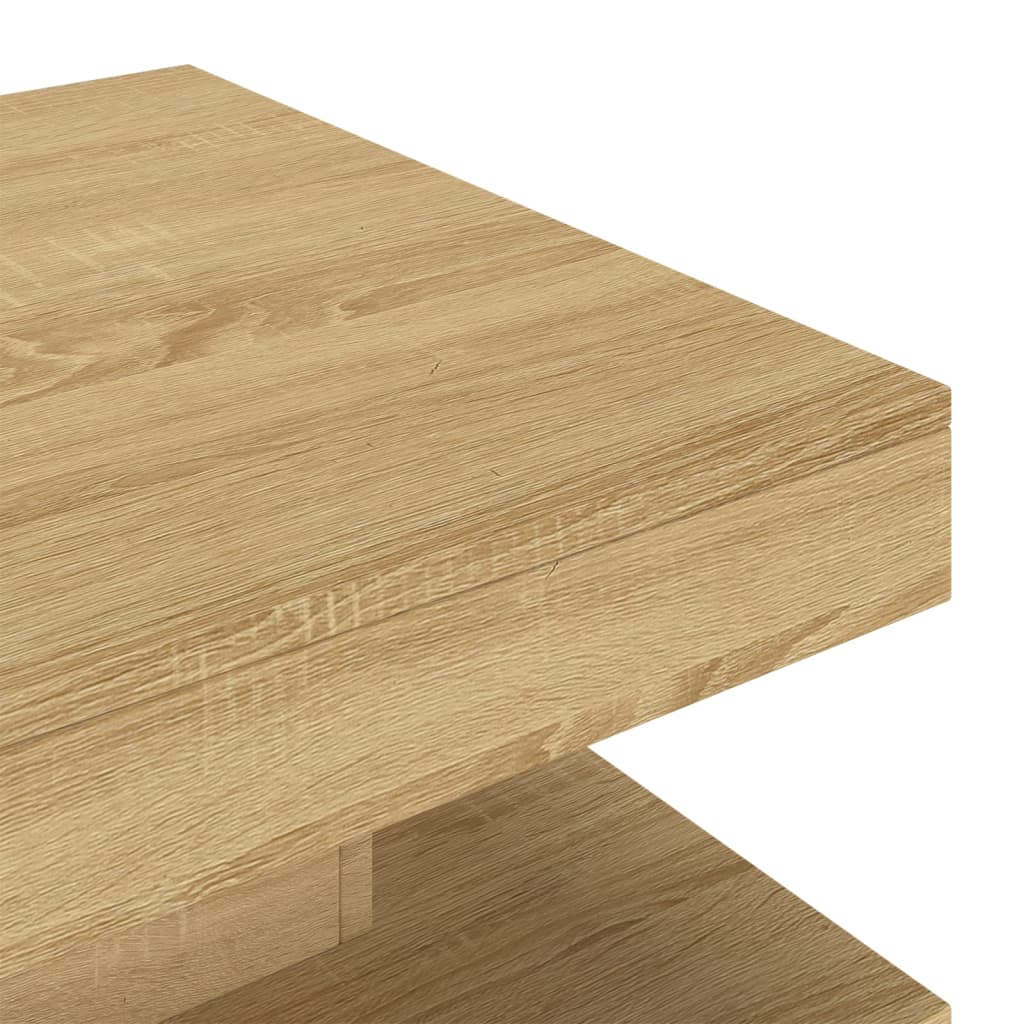Tavolino da Salotto Marrone Chiaro 60x60x35 cm in MDF - homemem39