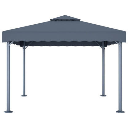 Gazebo 300x300 cm Antracite Alluminio - homemem39