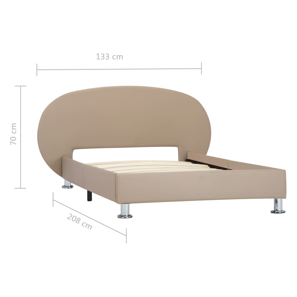 Giroletto Cappuccino in Similpelle 100x200 cm - homemem39