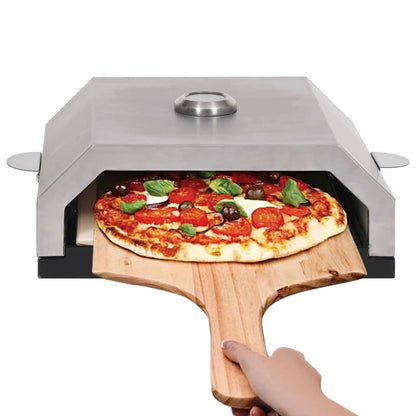 Forno Pizza con Piastra Ceramica per Barbecue a Gas e Carbone - homemem39