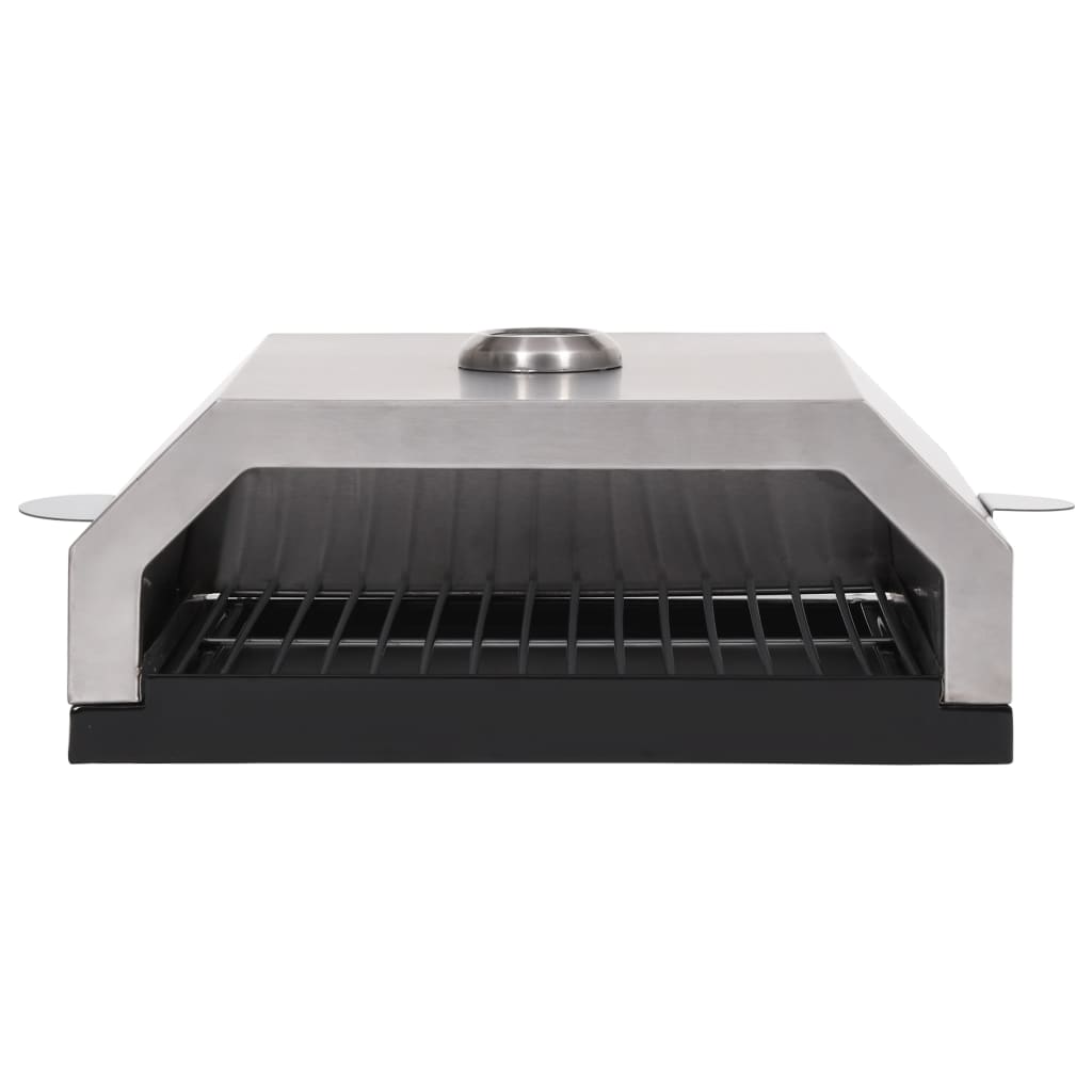 Forno Pizza con Piastra Ceramica per Barbecue a Gas e Carbone - homemem39