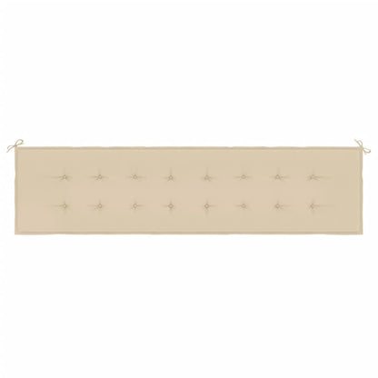 Cuscino per Panca Beige 150x50x3 cm in Tessuto Oxford - homemem39